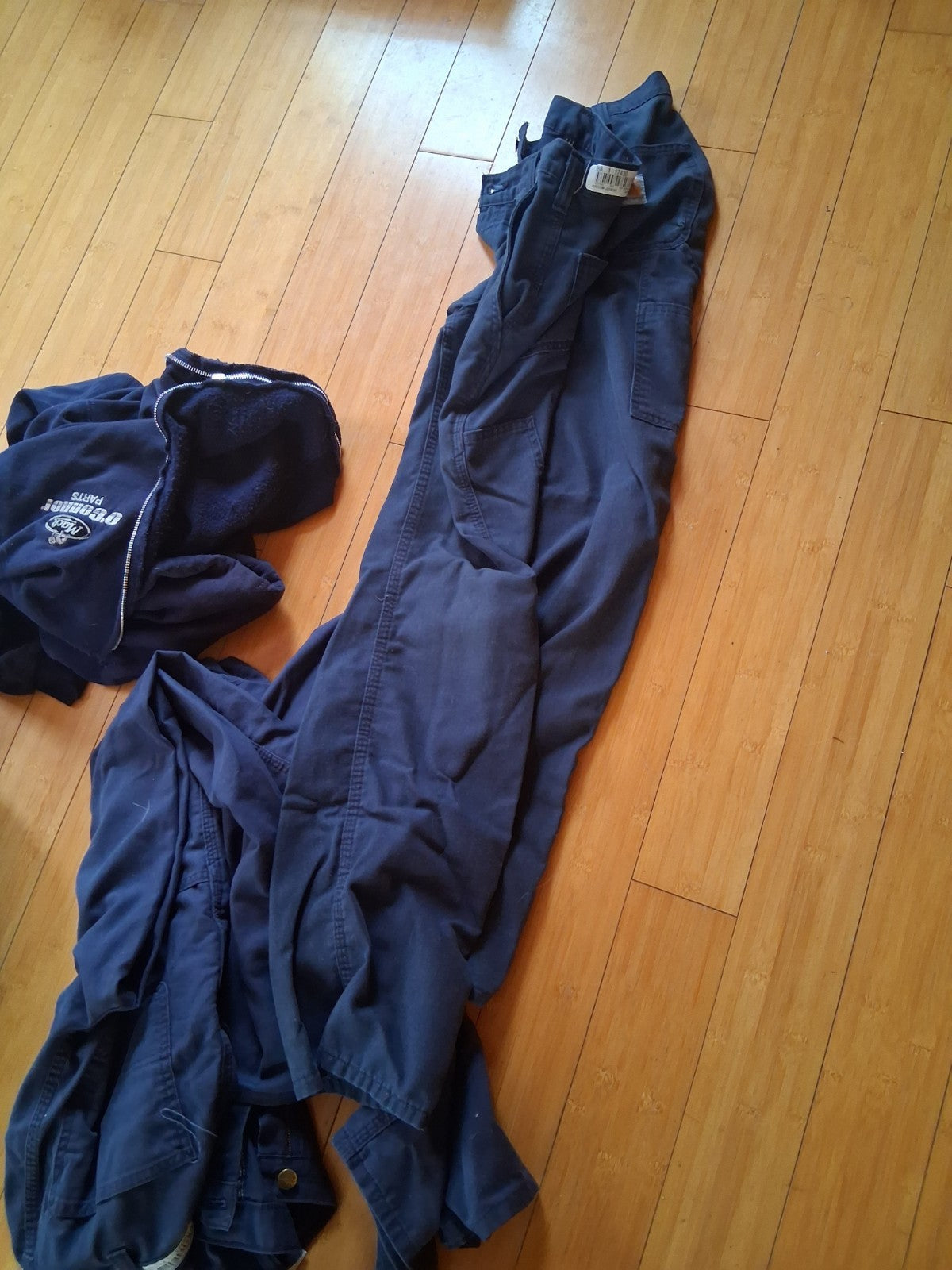 Pile Of Oconnor Parts Carhart Clothing