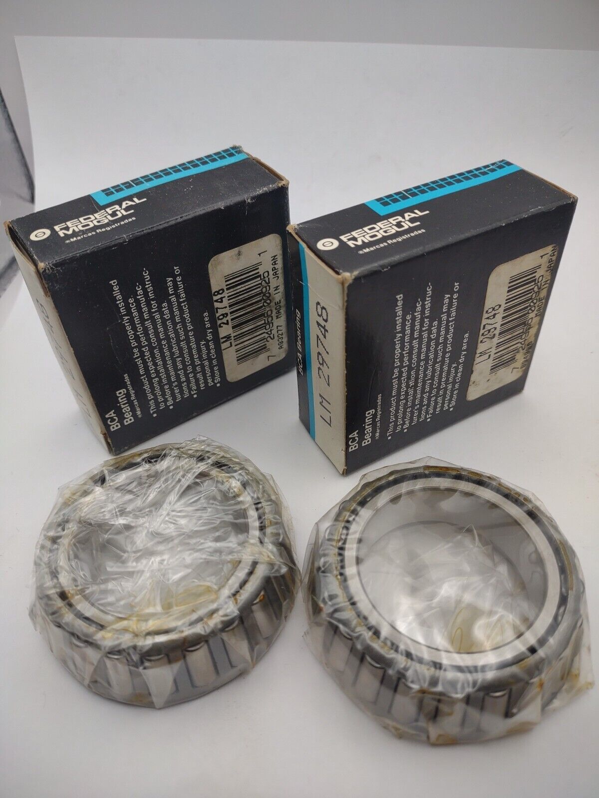 BCA LM 29748 Bearing Cone NOS Pair Lot of (2) #B007