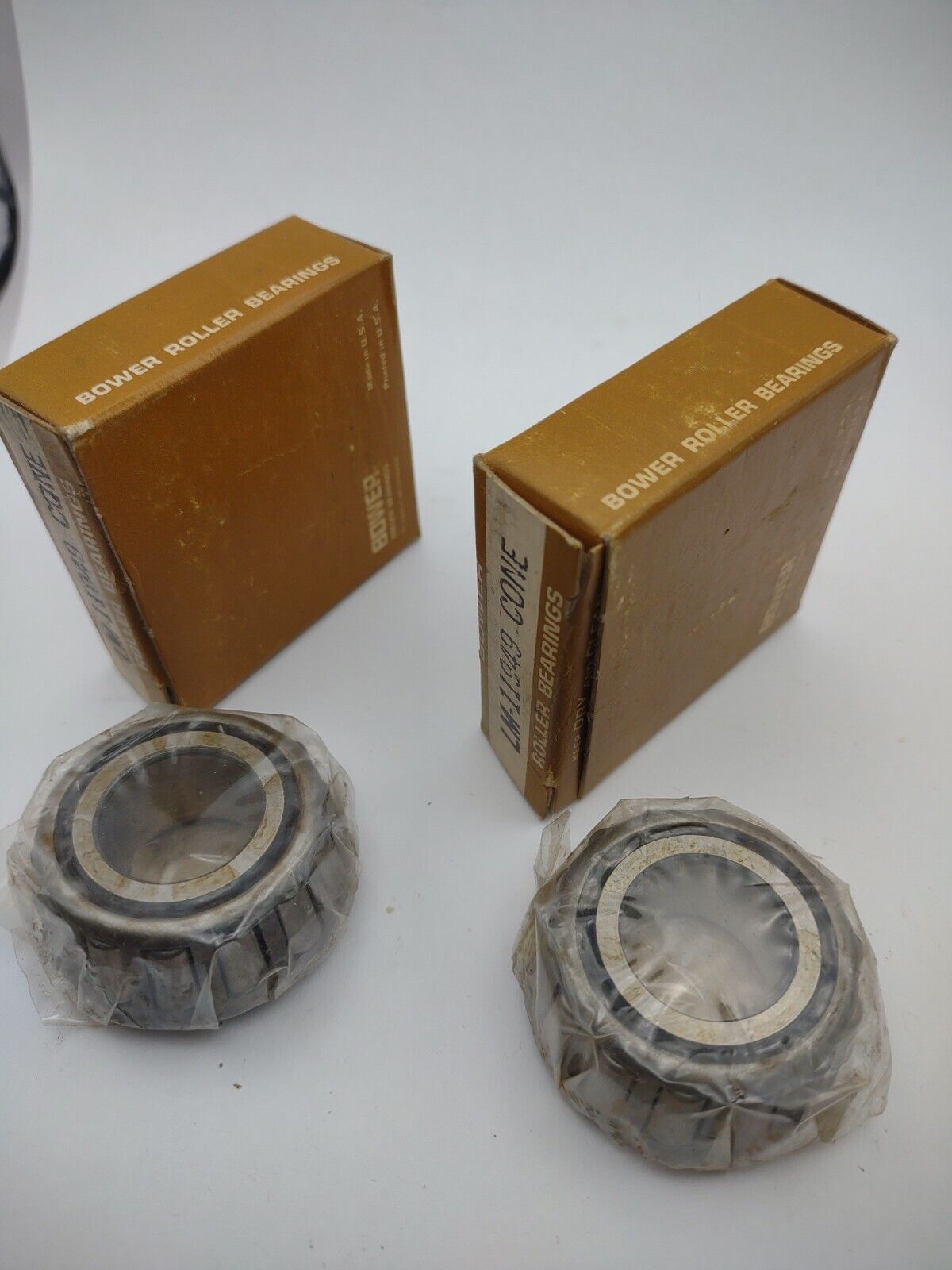 Bower USA LM-11949 Bearing Cone NOS Pair Lot of (2) #B013