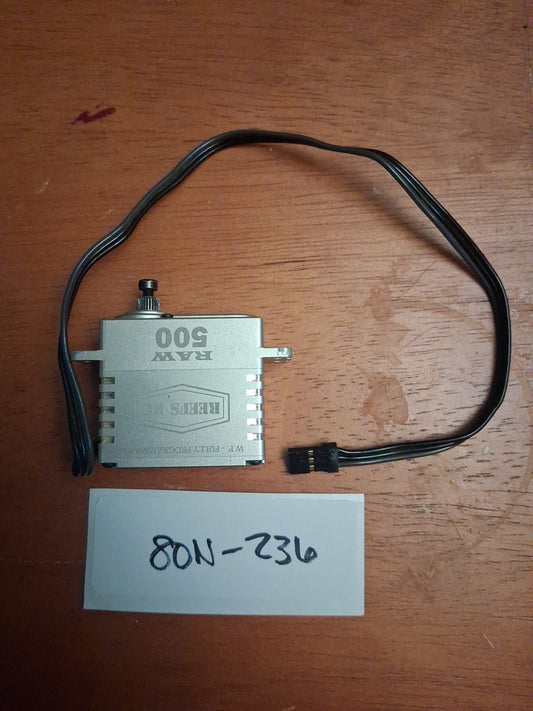 Reef's RC - Raw 500 Waterproof High Torque 7.4V Brushless HV, Servo - 80N-236