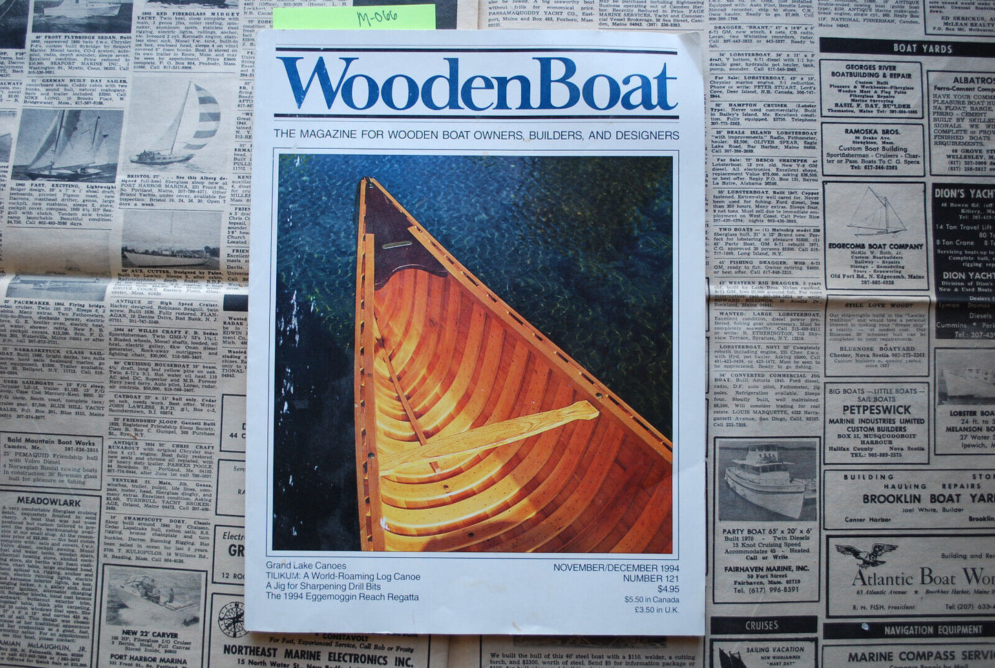 WoodenBoat Magazine "Jig to Sharpen Drill Bits" Nov / Dec 1994 No. 121 M-066