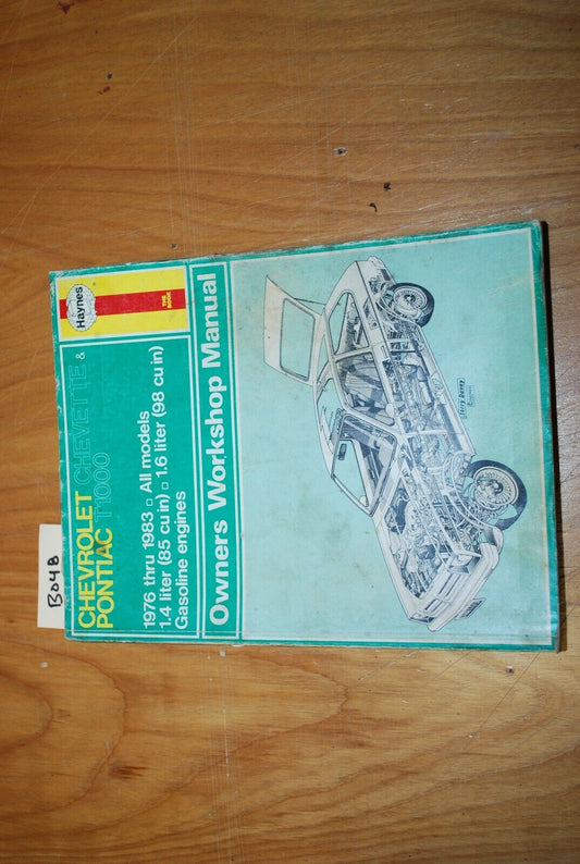 Haynes Repair Manual Guide Pontiac T1000 197-1983 - B048