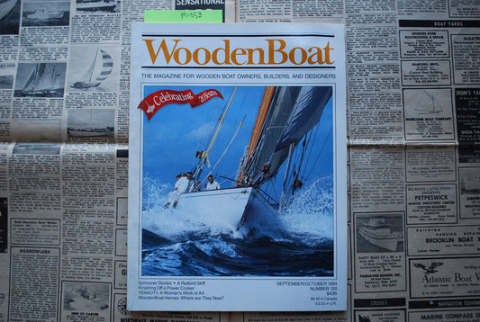 WoodenBoat Magazine "A Railbird Skiff" Sert / Oct 1994 No. 120 M-053