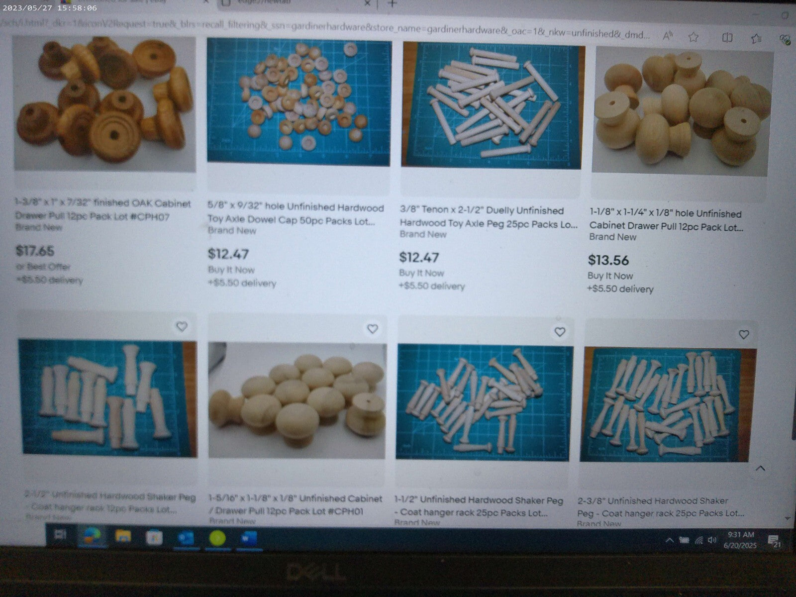Huge $40k Un-Finished Wooden Craft Parts DIY eBay Store Inventory Lot For Sale