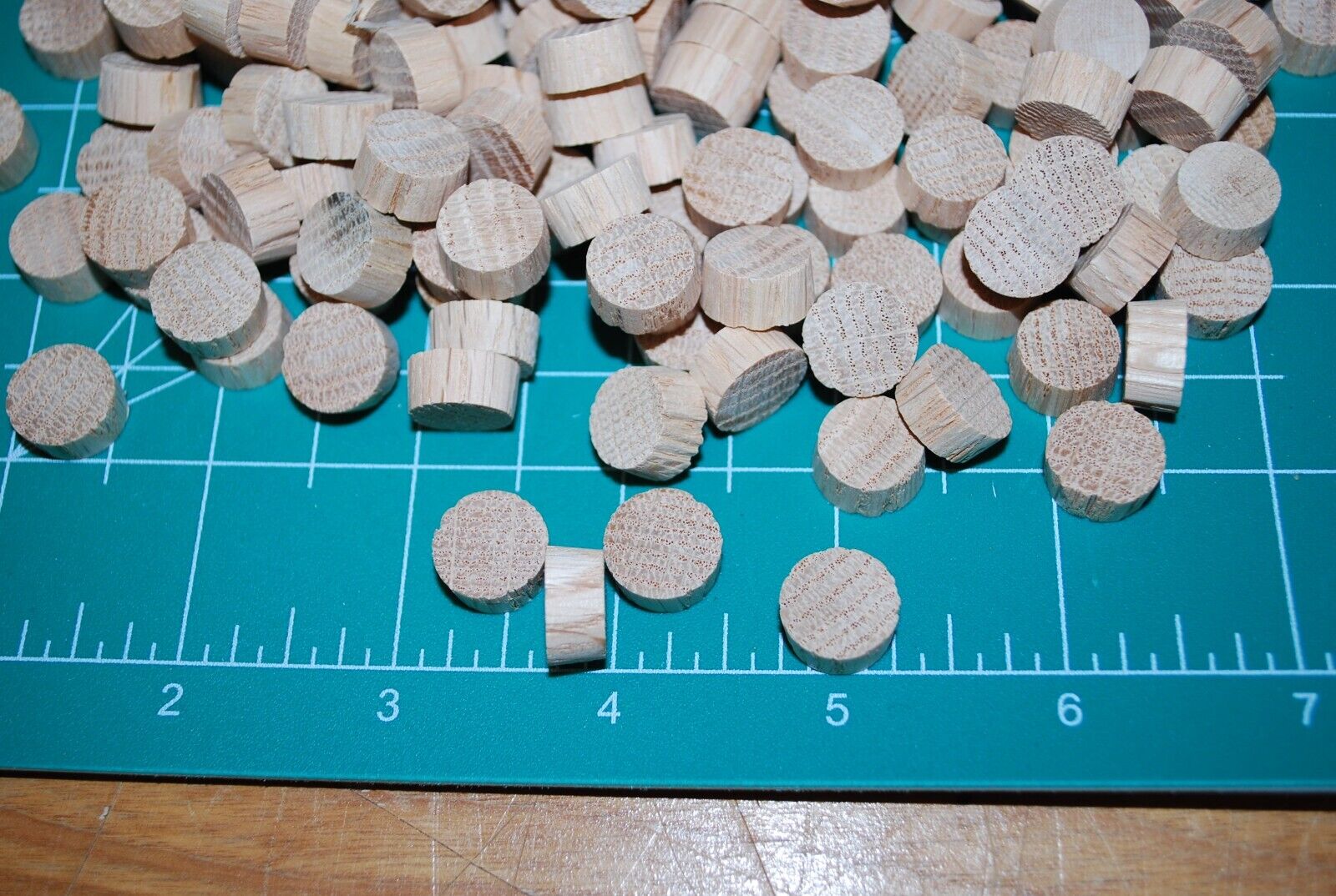 1/2" Flush Top Oak Wood Plugs 150pc Packs - PL06