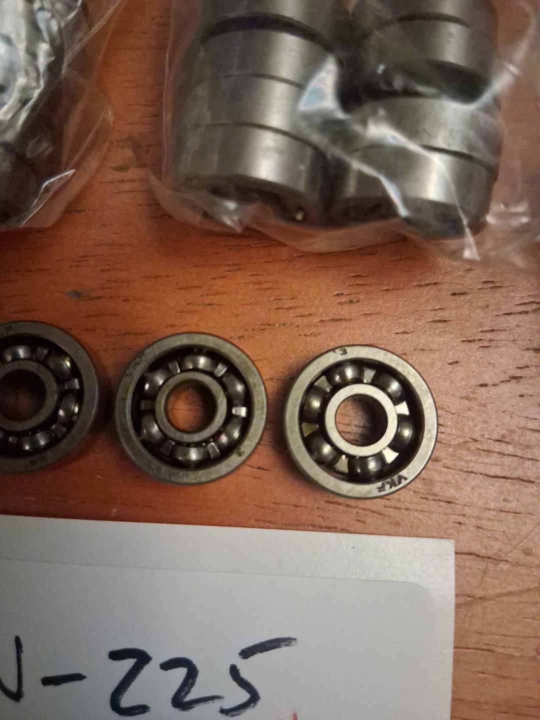 Lot of 113 vintage NOS VKF LM4 , 3 & 4 Precision Ball Bearings Lot 80N-225