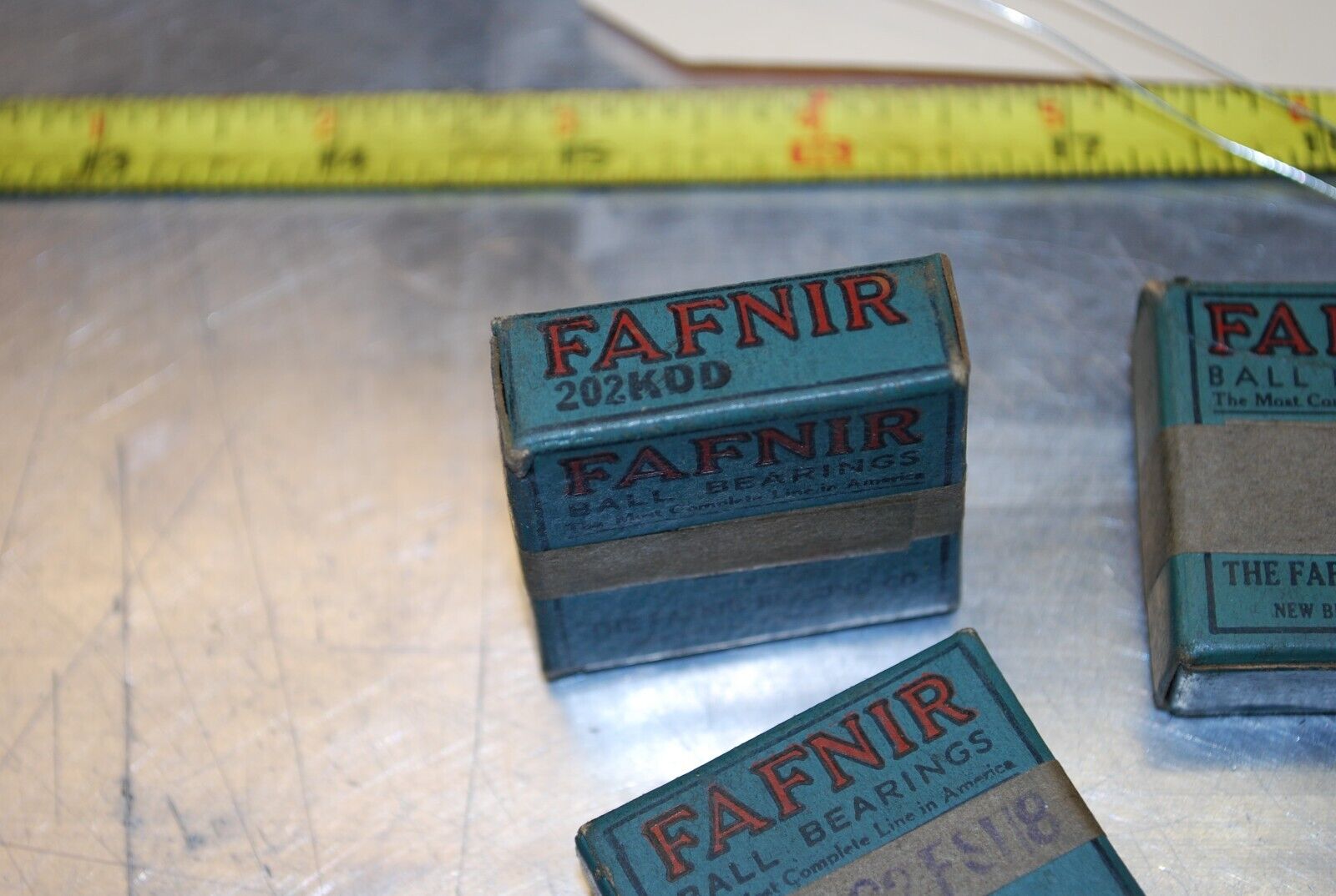 Fafnir 202KDD Ball Bearings - Lot of Qty (4) NOS - RBL215