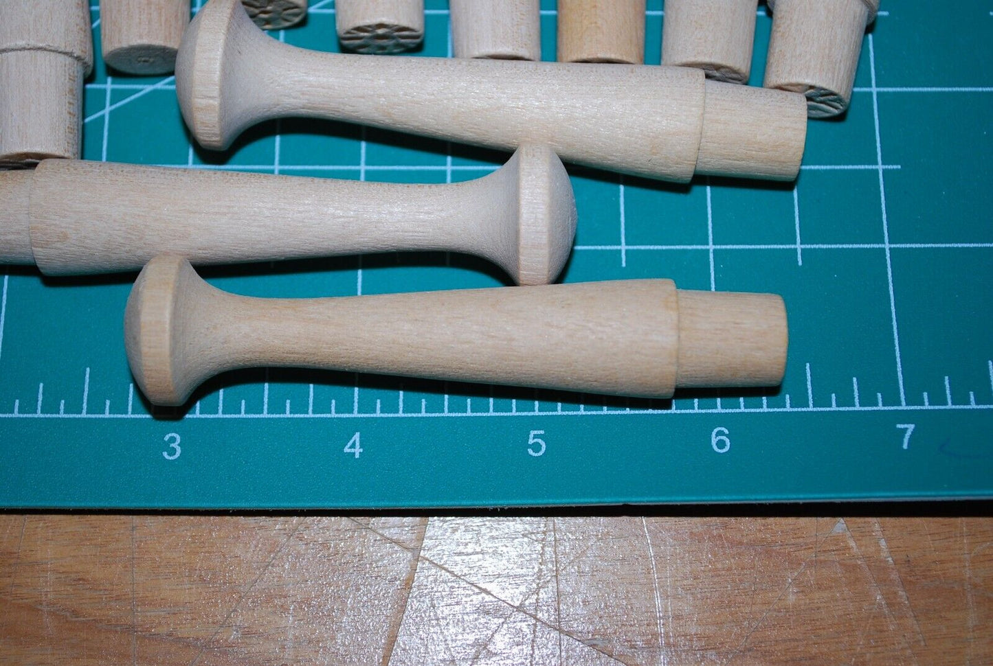 3-1/2" Unfinished Hardwood Shaker Peg - Coat hanger rack 12pc Packs Lot #SP01