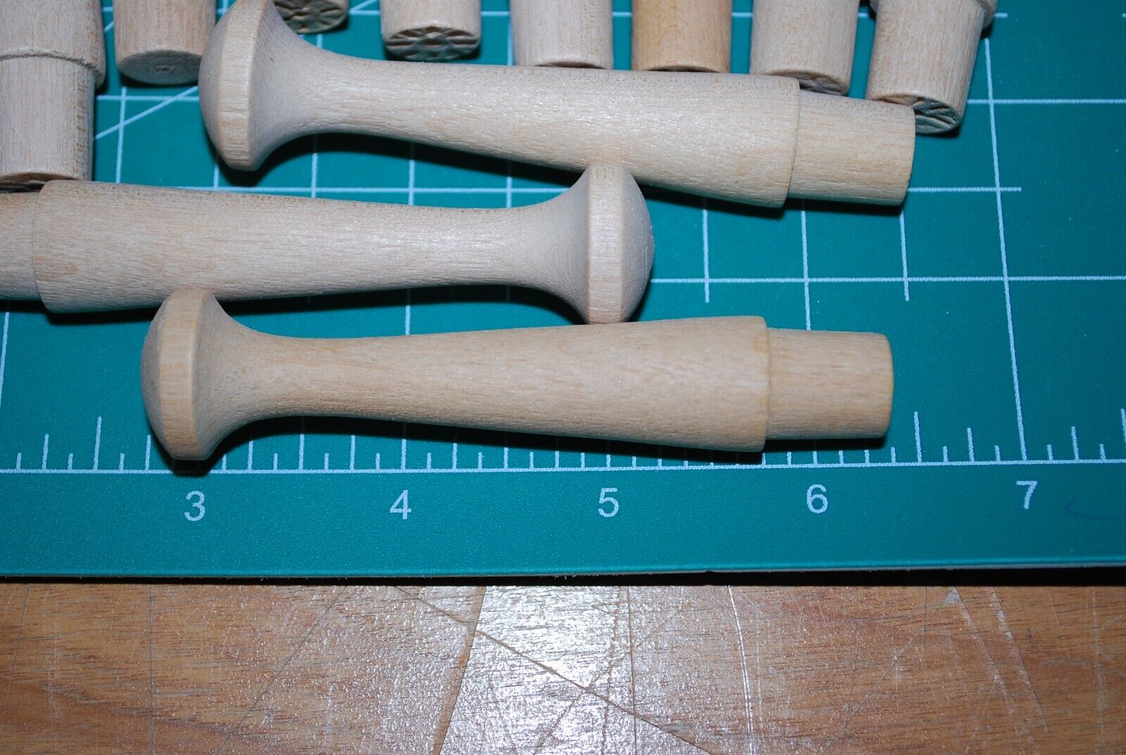 3-1/2" Unfinished Hardwood Shaker Peg - Coat hanger rack 12pc Packs Lot #SP01