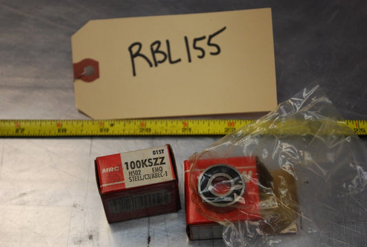 MRC 100KSZZ H502 Ball Bearings - Lot of Qty (2) NOS - RBL155