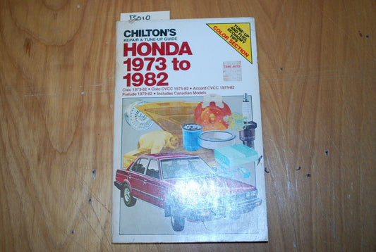 CHILTON'S Repair Manual/Guide - Honda 1973 - 1982 - B010
