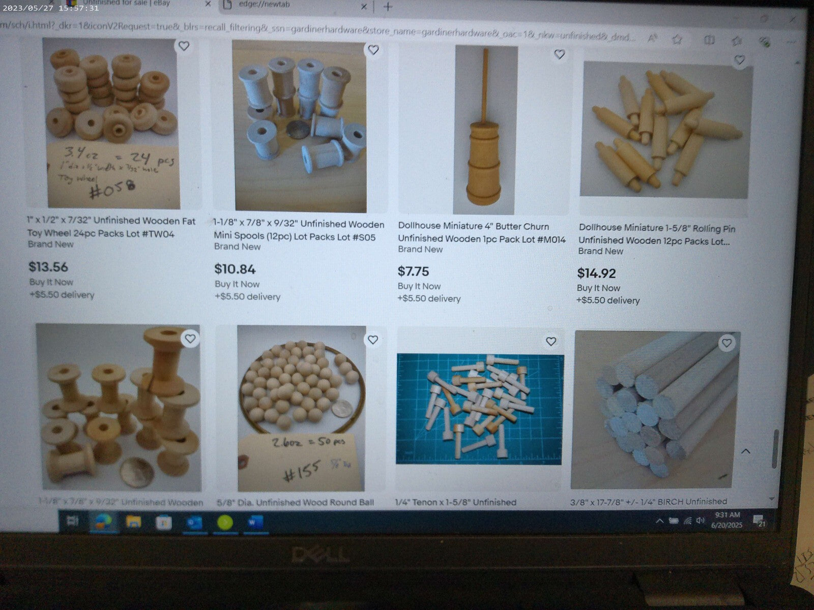 Huge $40k Un-Finished Wooden Craft Parts DIY eBay Store Inventory Lot For Sale