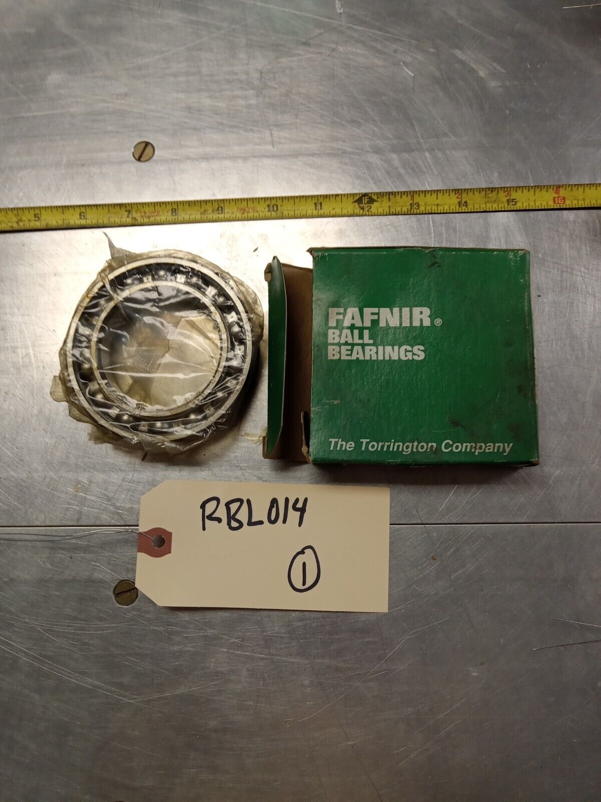 FAFNIR 9112k Ball Bearings - Lot of Qty (1) NOS - RBL014