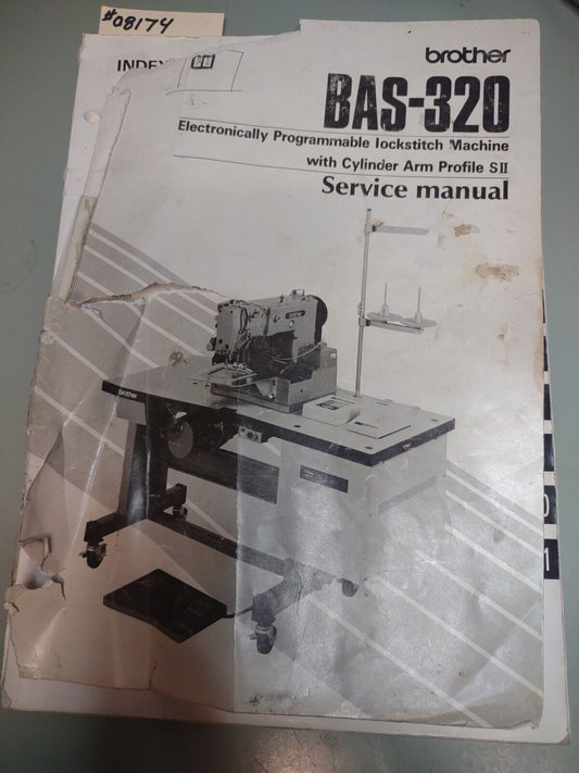 Brother Lockstitch Machine BAS-320 Service Manual - #08174
