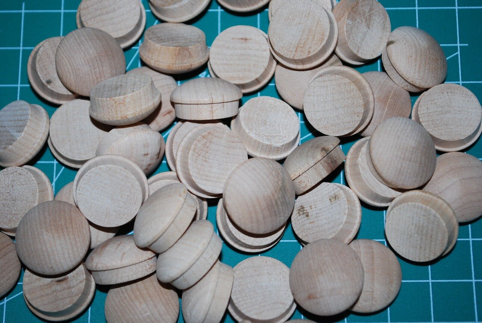 3/4" Mushroom Top Birch Wood Plugs 50pc Packs - PL17