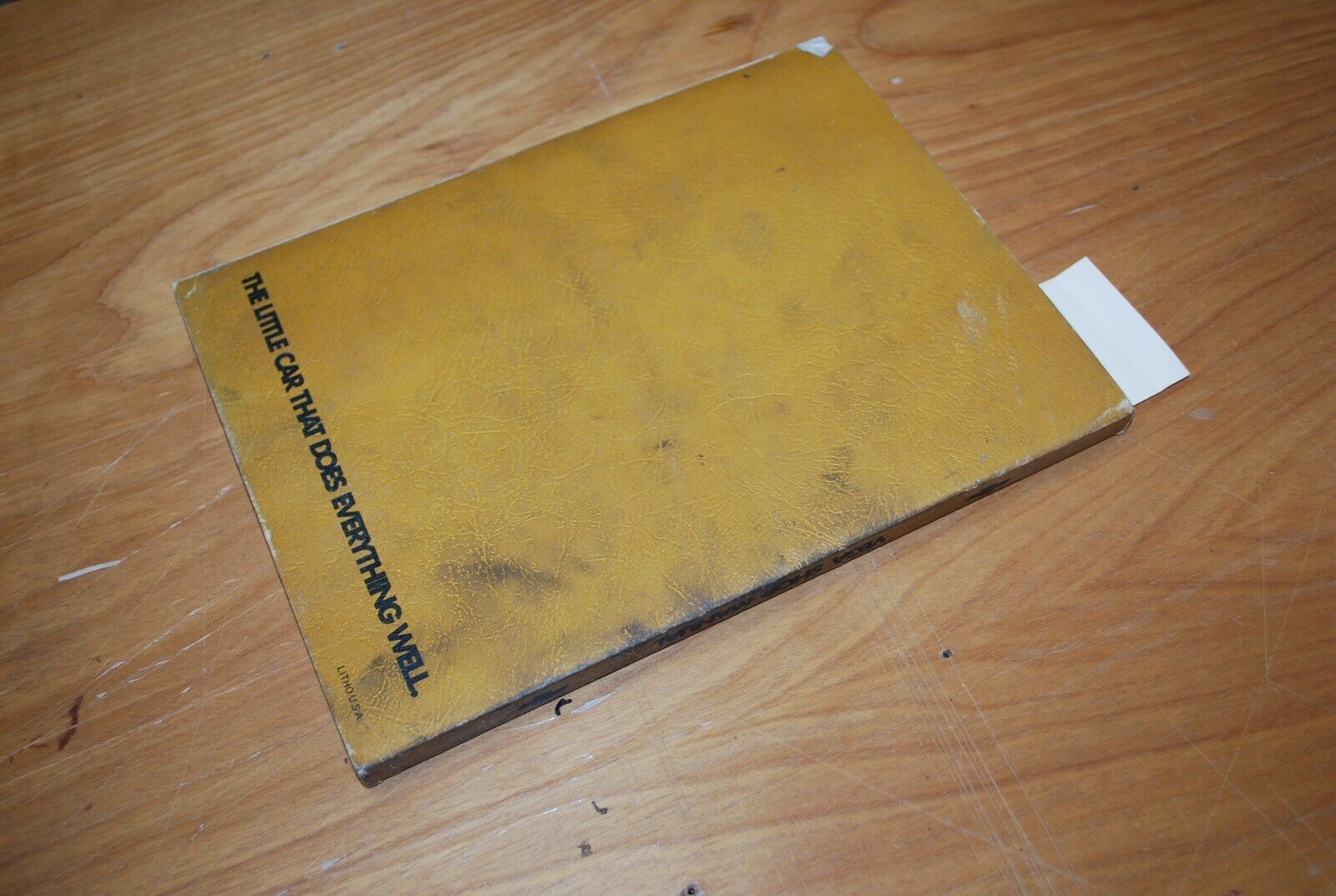 Chevrolet Shop Manual Repair Book 1972 VEGA  - B060
