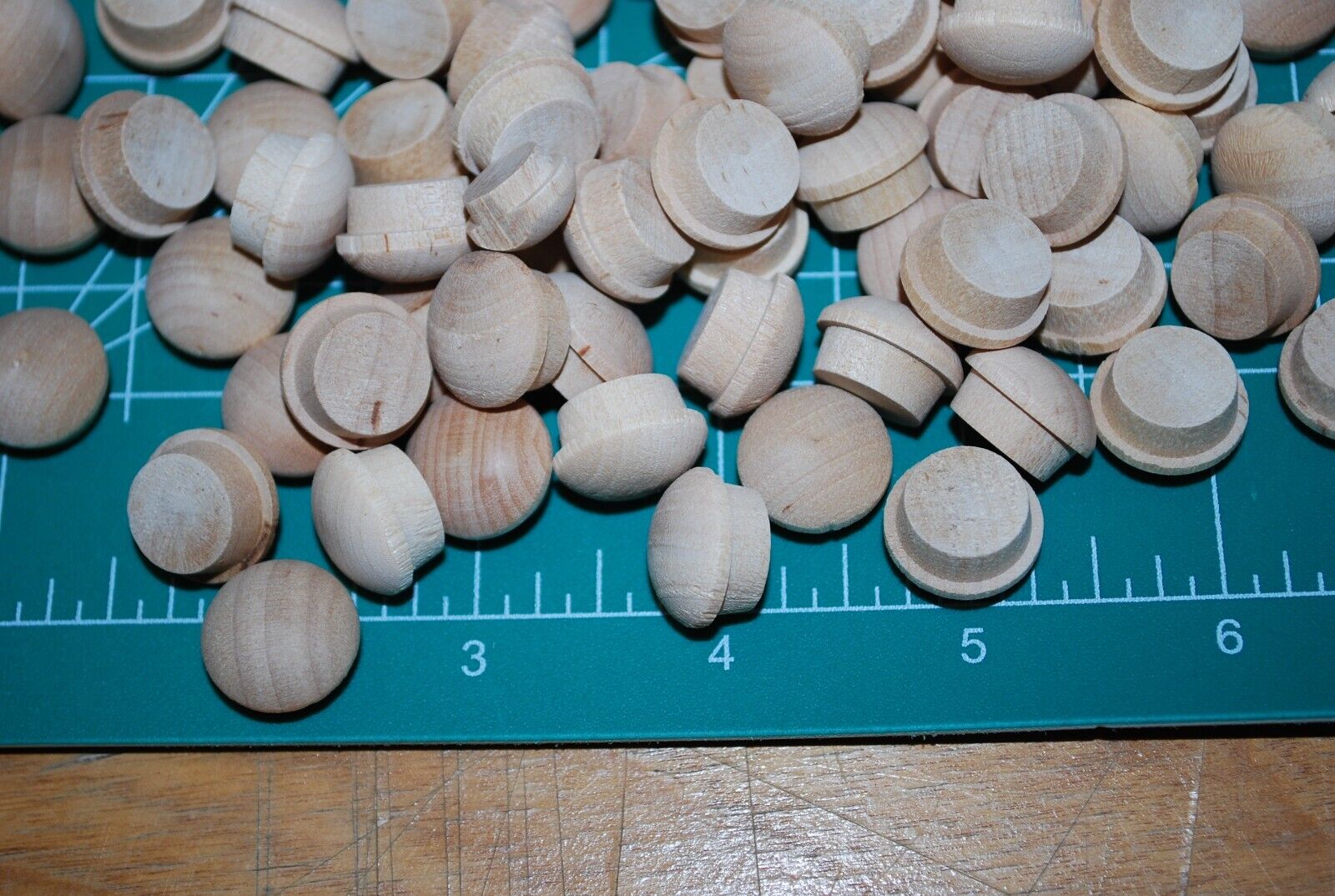 1/2" Mushroom Top Birch Wood Plugs 100pc Packs - PL19