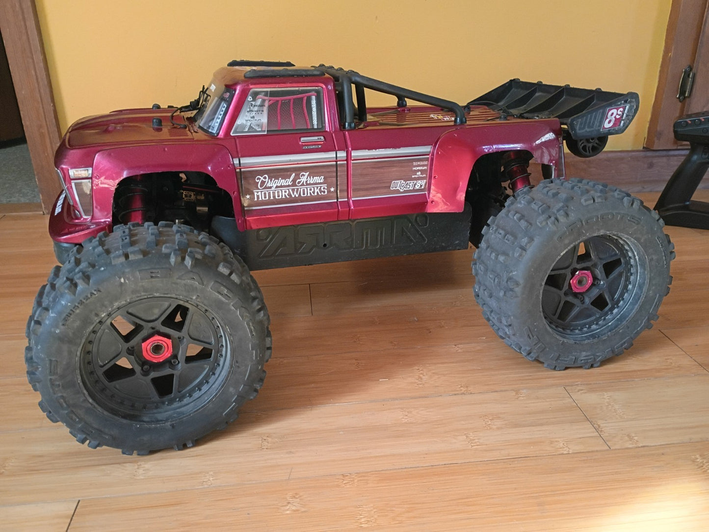 Arrma 1/5 Outcast 8s RC Stunt Truck, Used, With Batteries M2C Chassis RTR