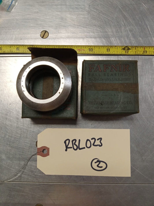 FAFNIR N807S Thrust Ball Bearings - Lot of Qty (2) NOS - RBL023