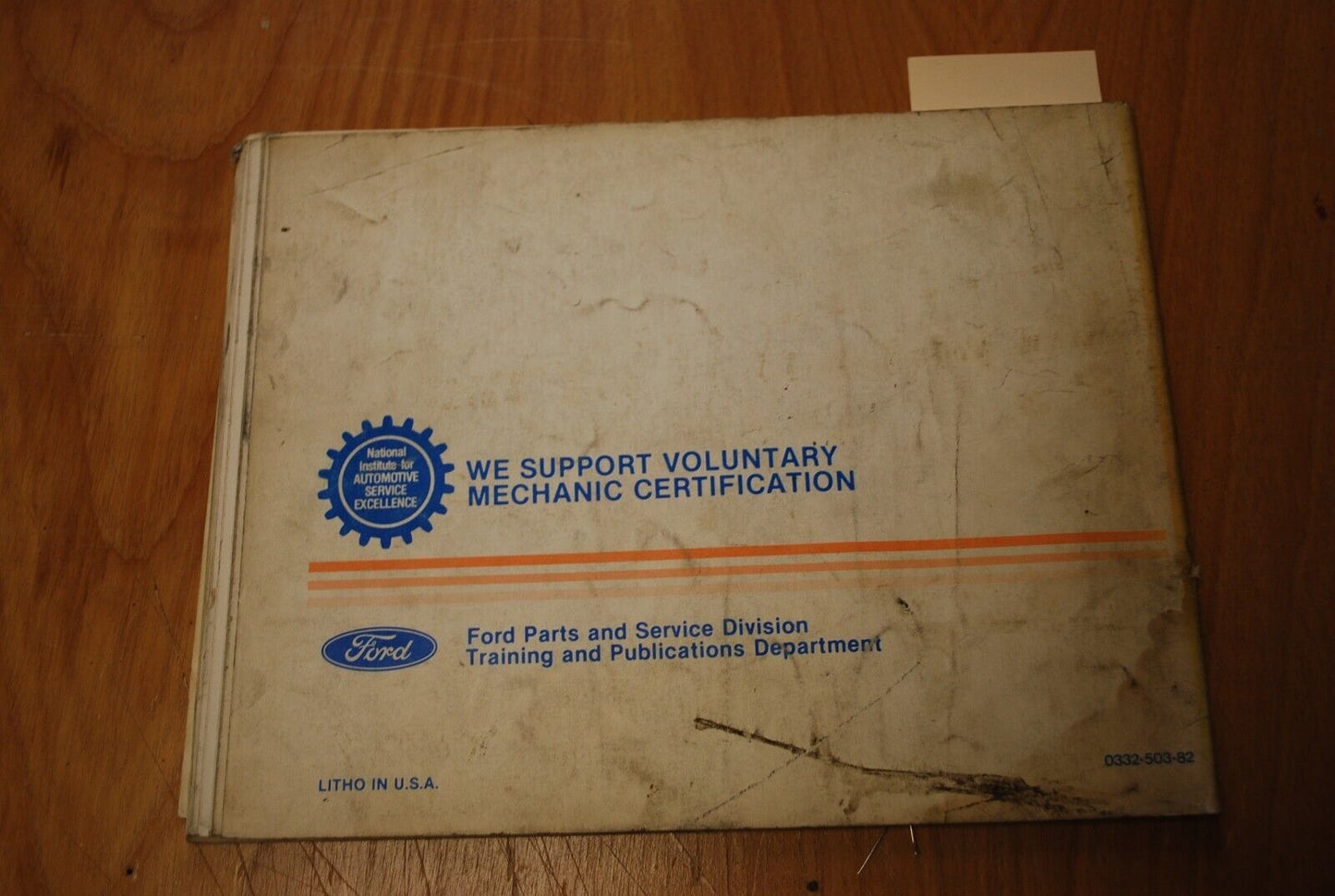 1982 ford Mustang / Capri electrical & vacuum troubleshooting manual - B106