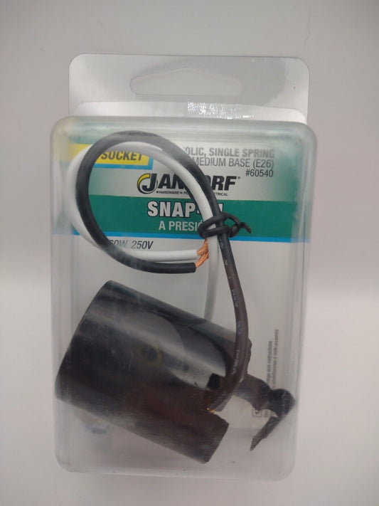 Snap In Lamp Socket, Phenolic, Medium Base, 660-Watt, 250-Volt -60540 lotE44