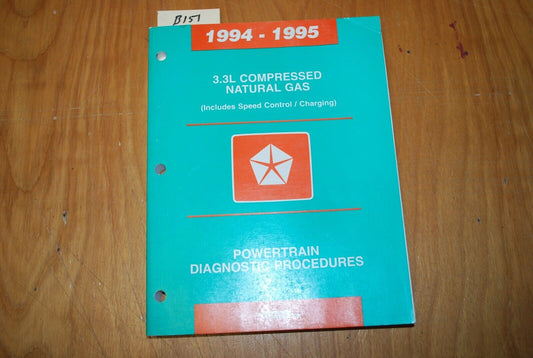 1994-1995 chrysler 3.3L Compressed Natural Gas oem service manual - B151