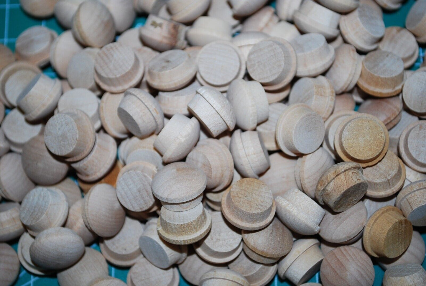 1/2" Mushroom Top Birch Wood Plugs 150pc Packs - PL15