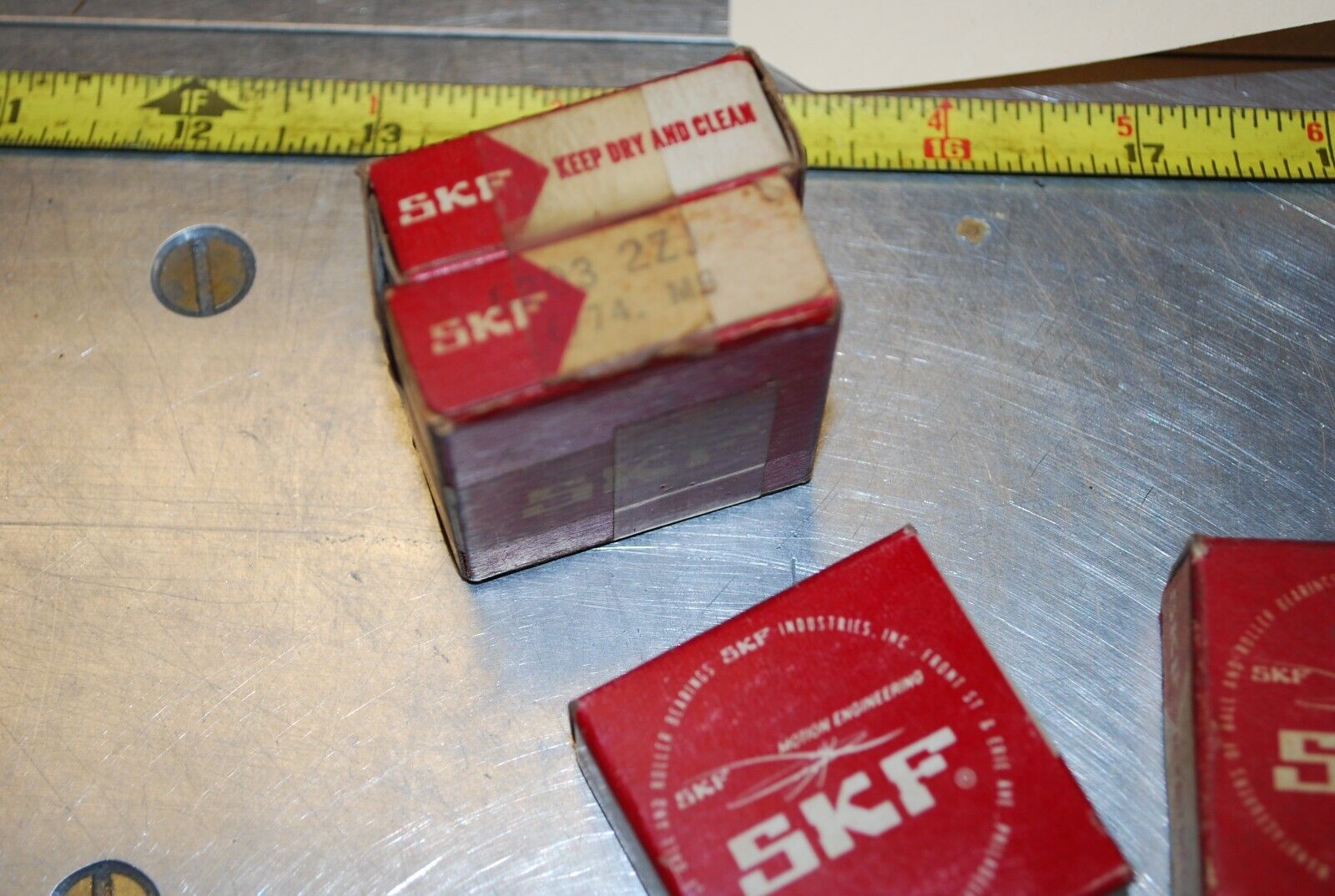 SKF 6203 2ZJ Ball Bearings - Lot of Qty (5) NOS - RBL030