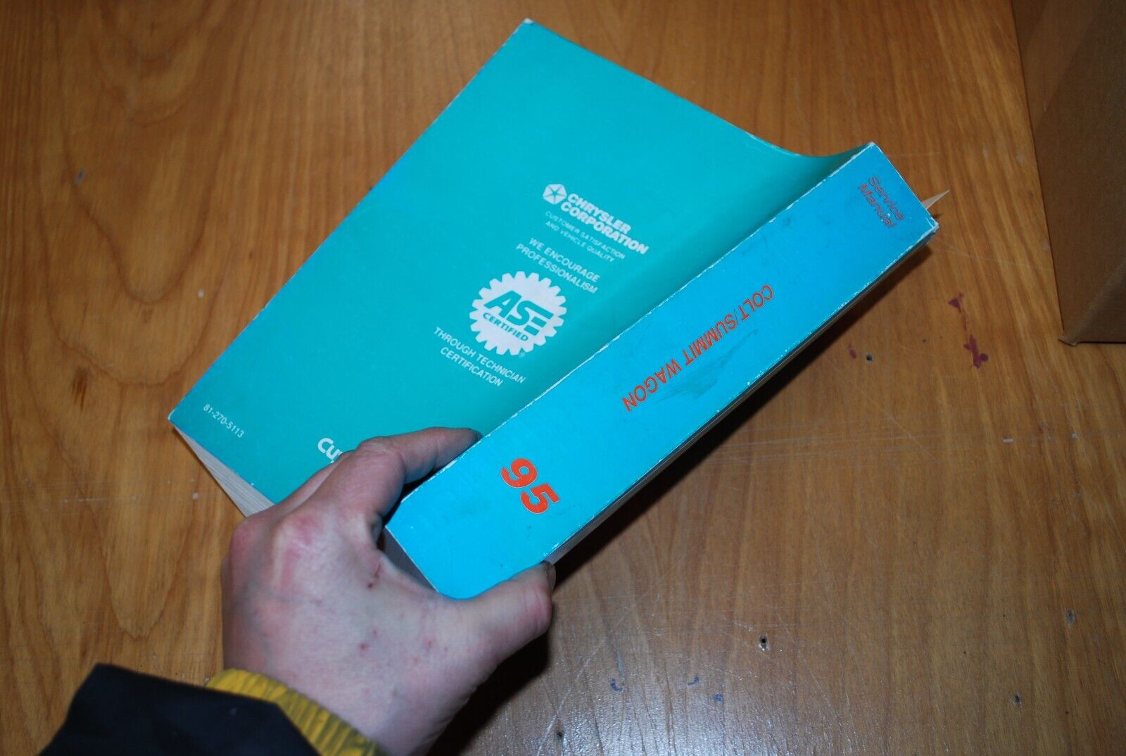 1995 Dodge Colt / Summit Wagon Vol. 1 Engine / Chassis oem service manual - B155