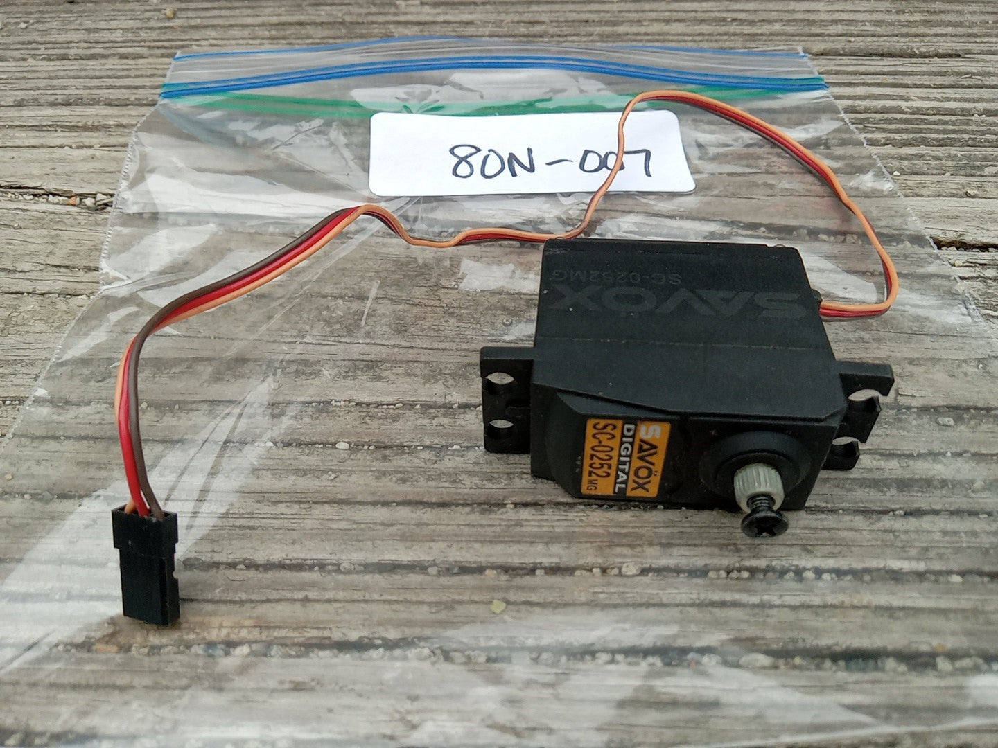 Savox SC-0252 mg Digital Servo for RC, Tested - 80N007