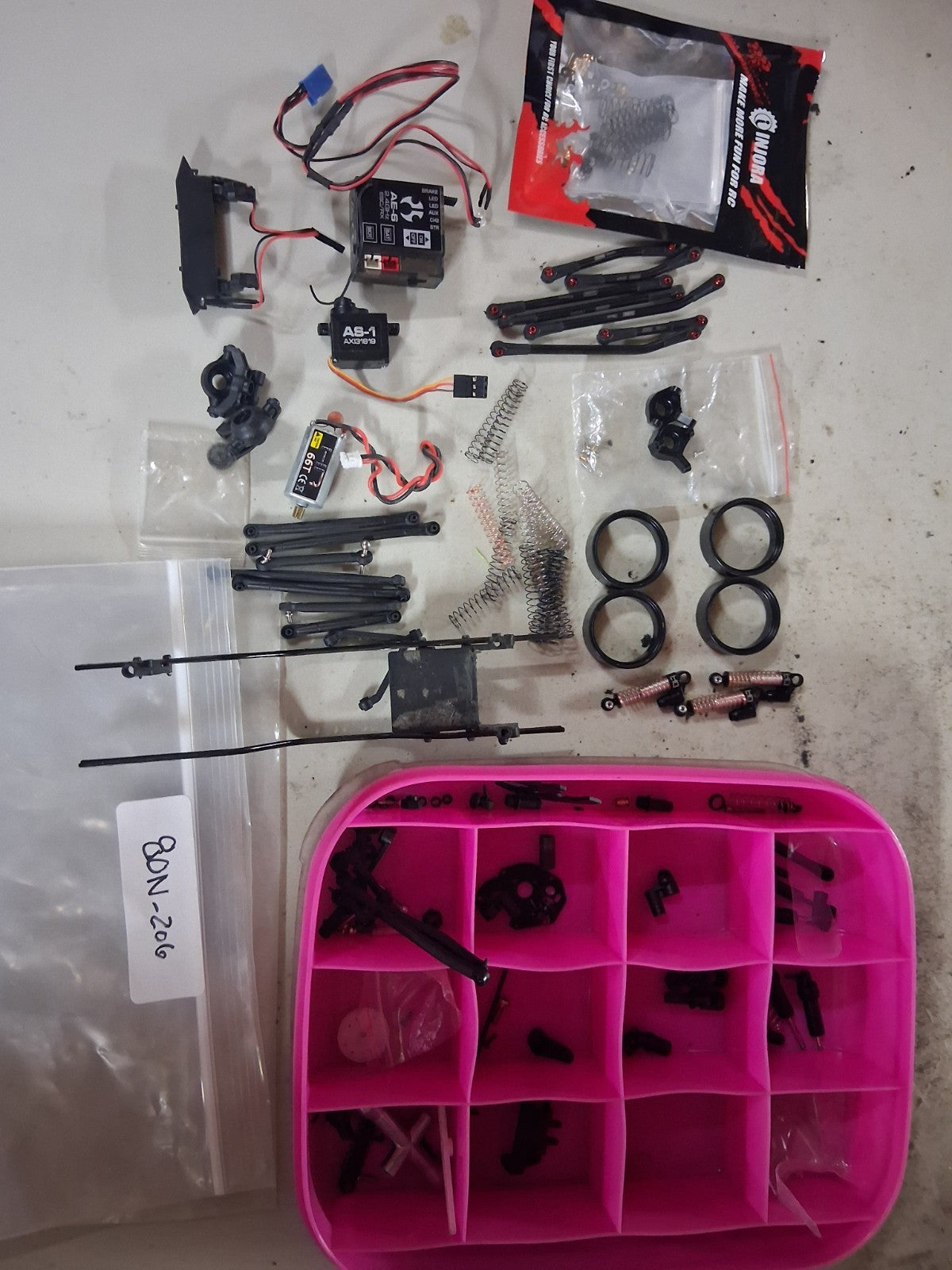 Nice lot of SCX24 1/24 Crawler pars, Upgrades, spares - 80N-206