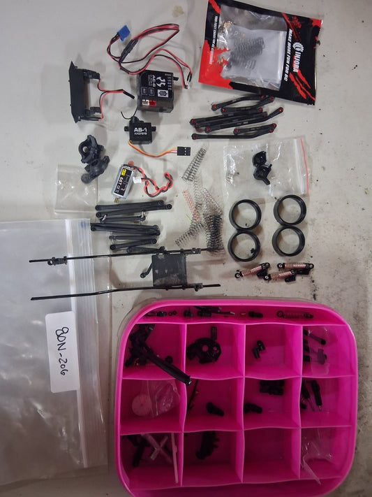 Nice lot of SCX24 1/24 Crawler pars, Upgrades, spares - 80N-206