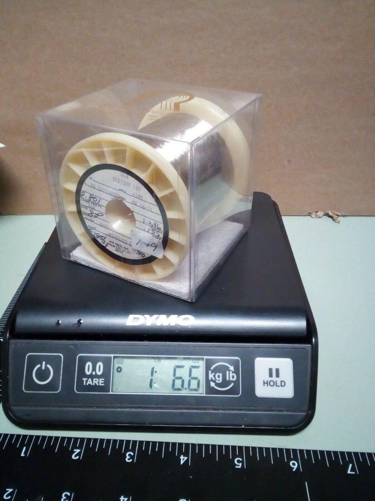 Rediohm 180 Alloy180 .008" Resistance Wire 1.19lb - crafts hobby lot102-135