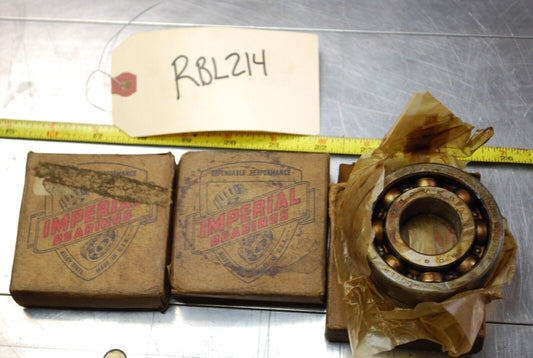 Imperial Hoover 306S open Ball Bearings - Lot of Qty (3) NOS - RBL214