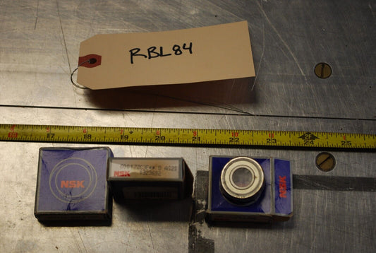 NSK 6001 ZZC3 Ball Bearings - Lot of Qty (3) NOS - RBL84