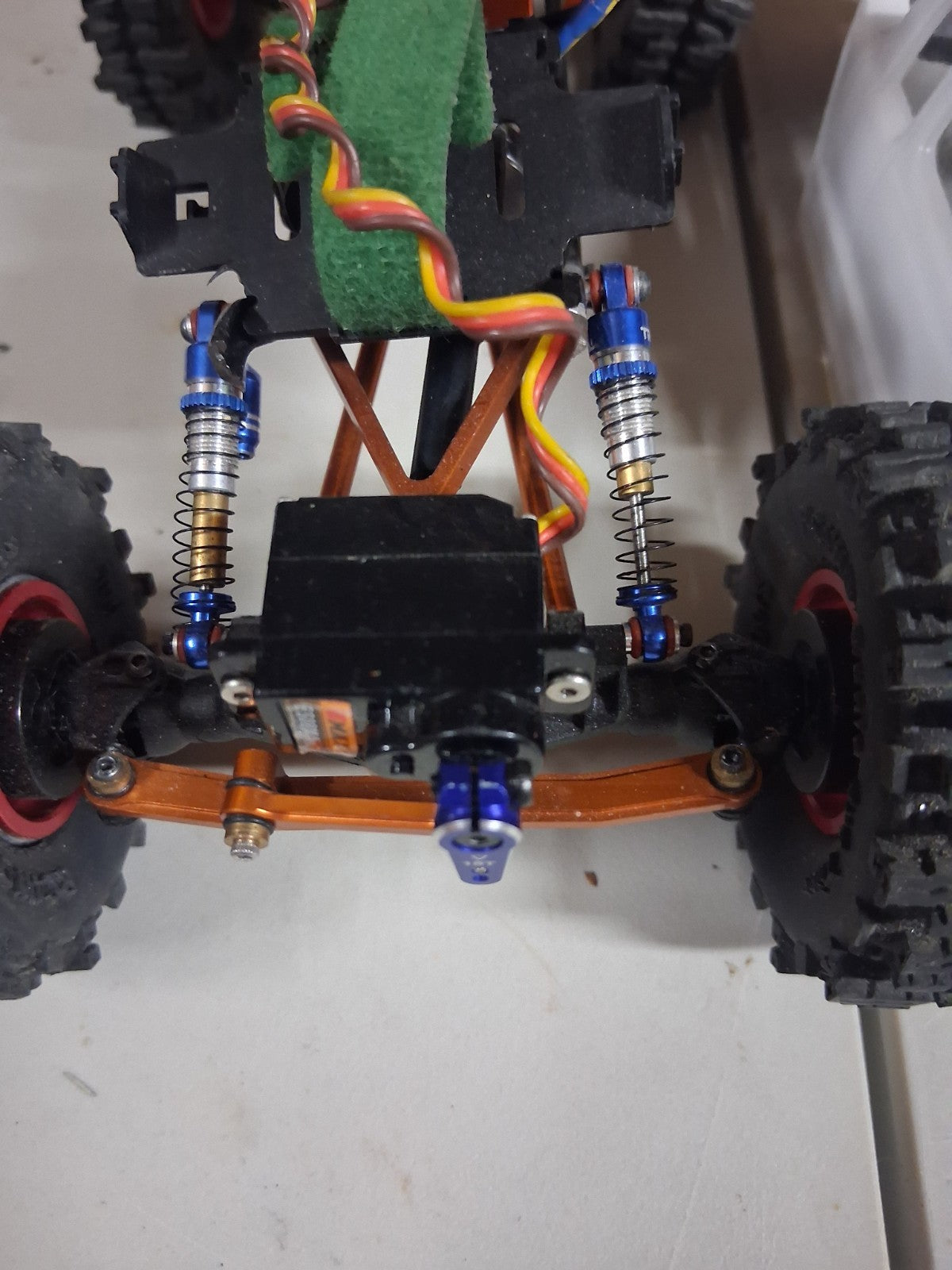 Highly Upgraded RC SCX24 Crawler, 4WS, Beadlocks, Brushless + Batt. - 80N-213