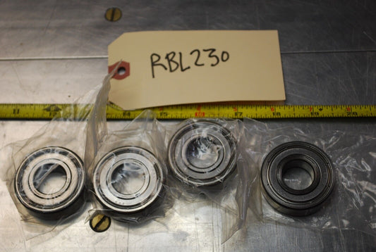 HOOVER 204 ZZ Ball Bearings - Lot of Qty (4) NOS - RBL230