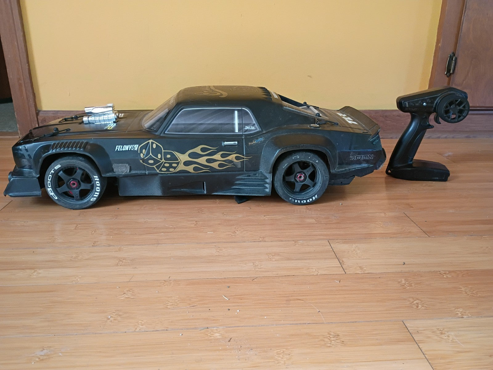 Arrma Felony 6s 1/7 Scale RC 4ws Street Car, Complete, Used, Includes Batteries