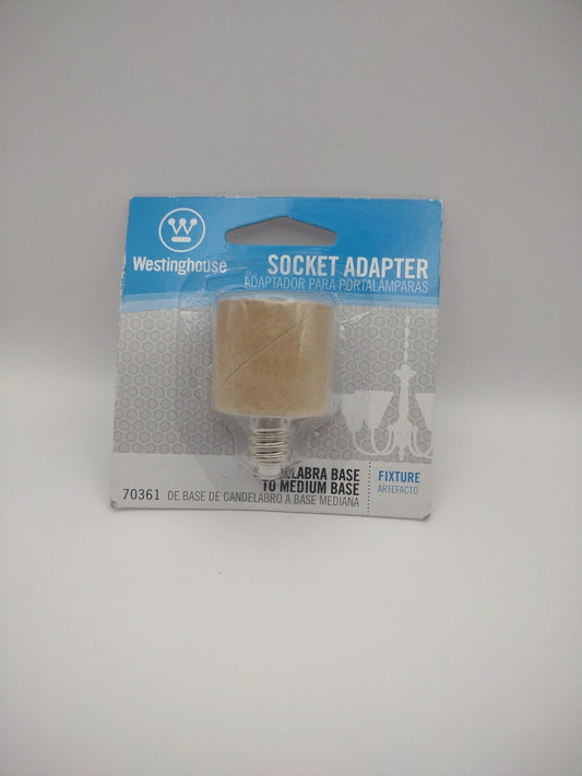 Westinghouse Socket Adapter Candelabra base to Medium Base #70361 E37