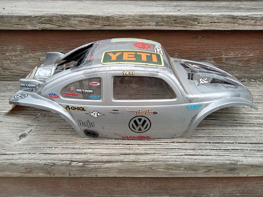 Axial Yeti Custom VW body w full Cage Body - complete to mount - 80N010