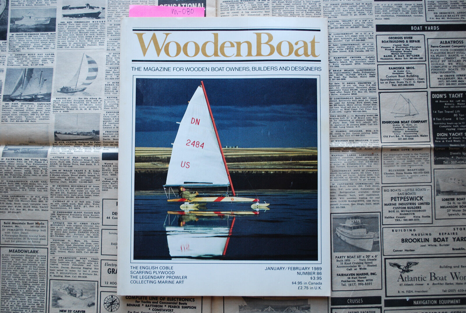 WoodenBoat Magazine "Scarfing Plywood" Jan / Feb 1989 No. 86 M-080