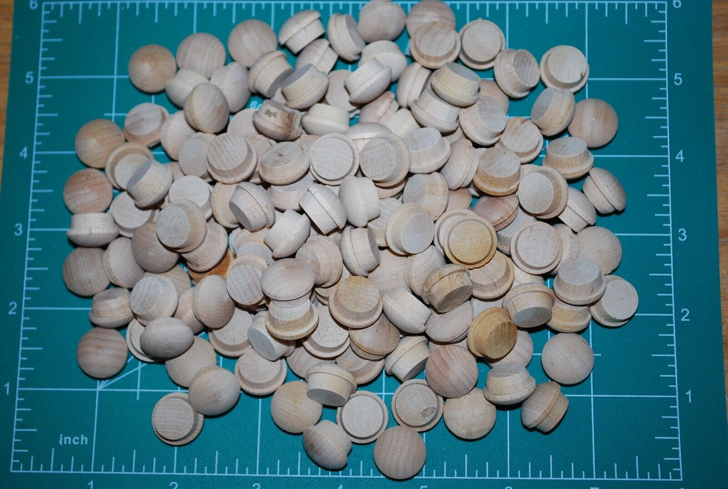 1/2" Mushroom Top Birch Wood Plugs 150pc Packs - PL15