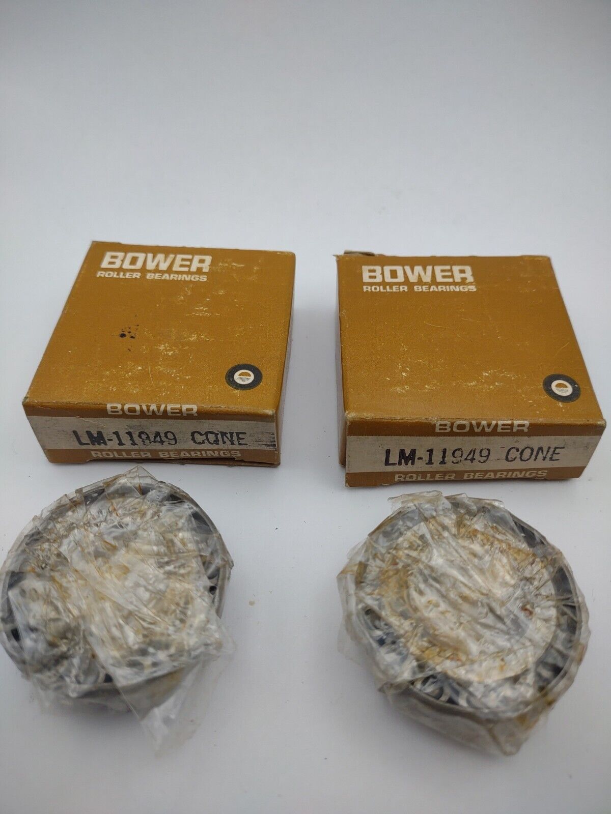 Bower USA LM-11949 Bearing Cone NOS Pair Lot of (2) #B013