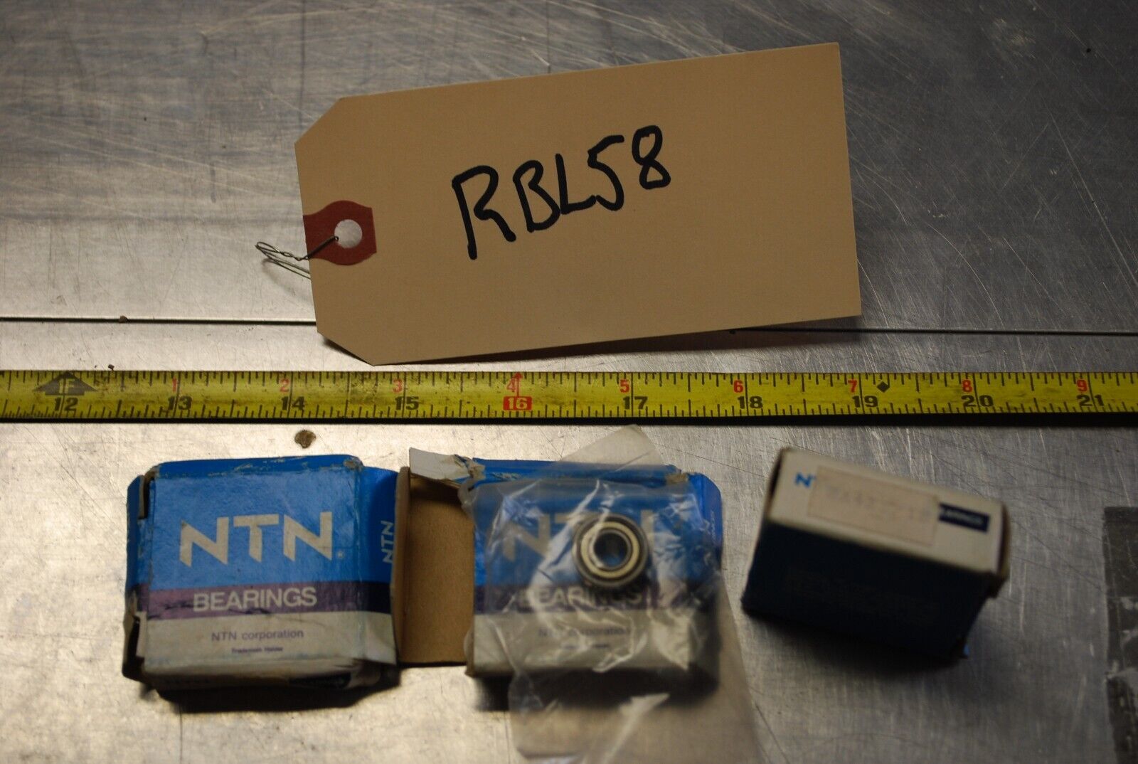 NTN RA4ZZ 1E Ball Bearings - Lot of Qty (3) NOS - RBL058