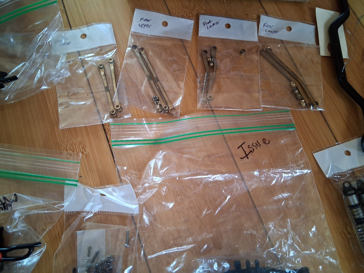 Huge lot of Traxass TRX4M Crawler Parts, Upgrades, Trailer, Bearings + - 80N-210