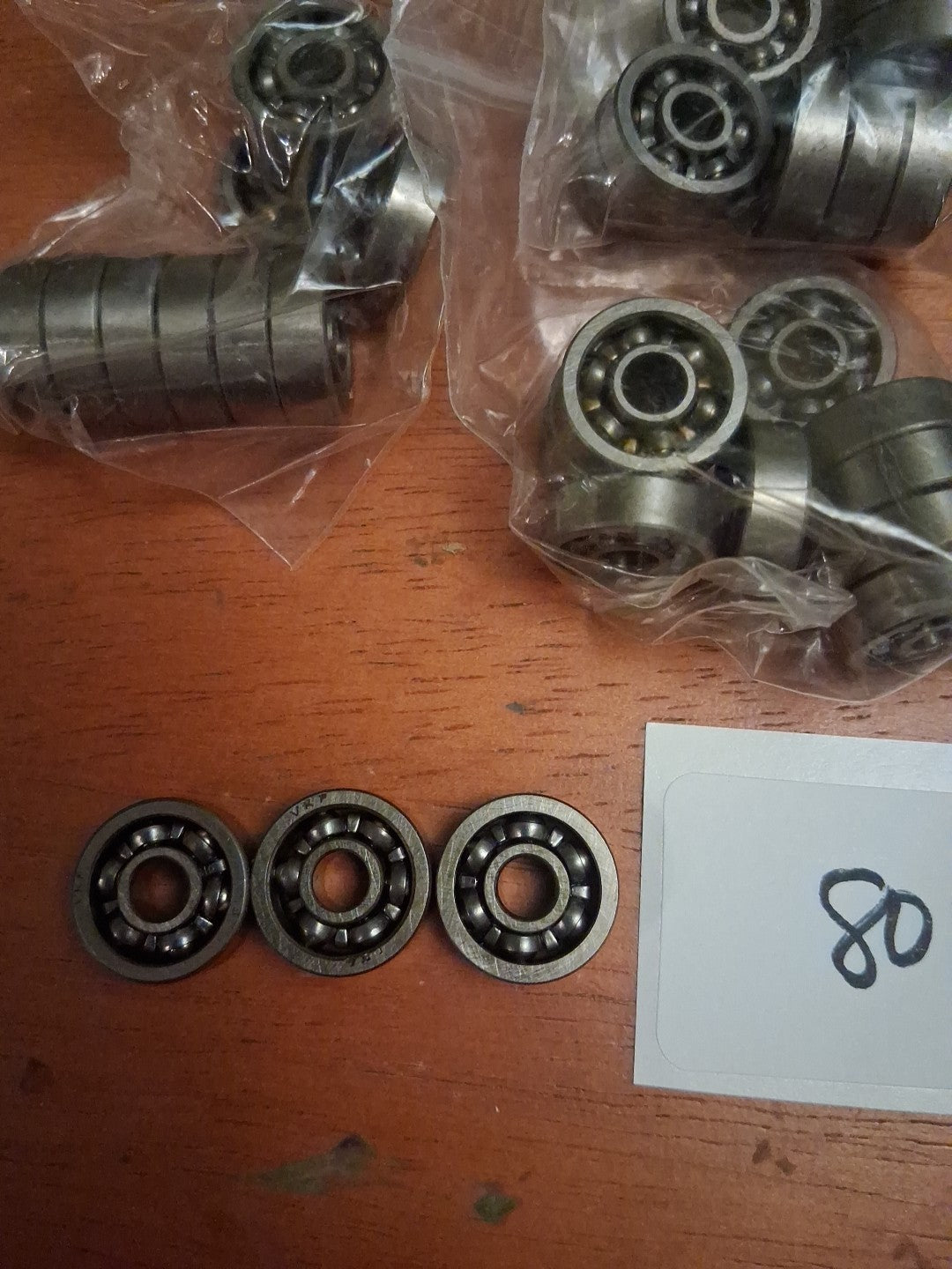 Lot of 93 vintage NOS VKF 4 Precision Ball Bearings Lot 80N-229