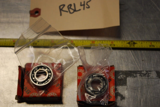 FAG 6001 C3 Ball Bearings - Lot of Qty (2) NOS - RBL045