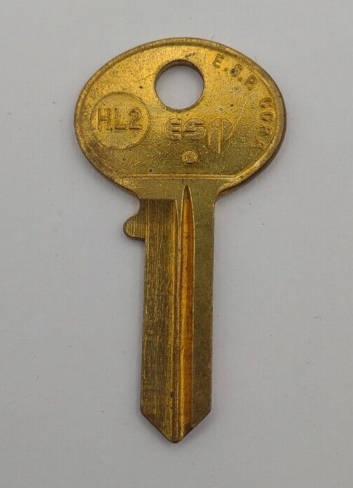 Vintage HL2 ESP Key Blank - Auto glove box / trunk / lock Qty (1) #K003