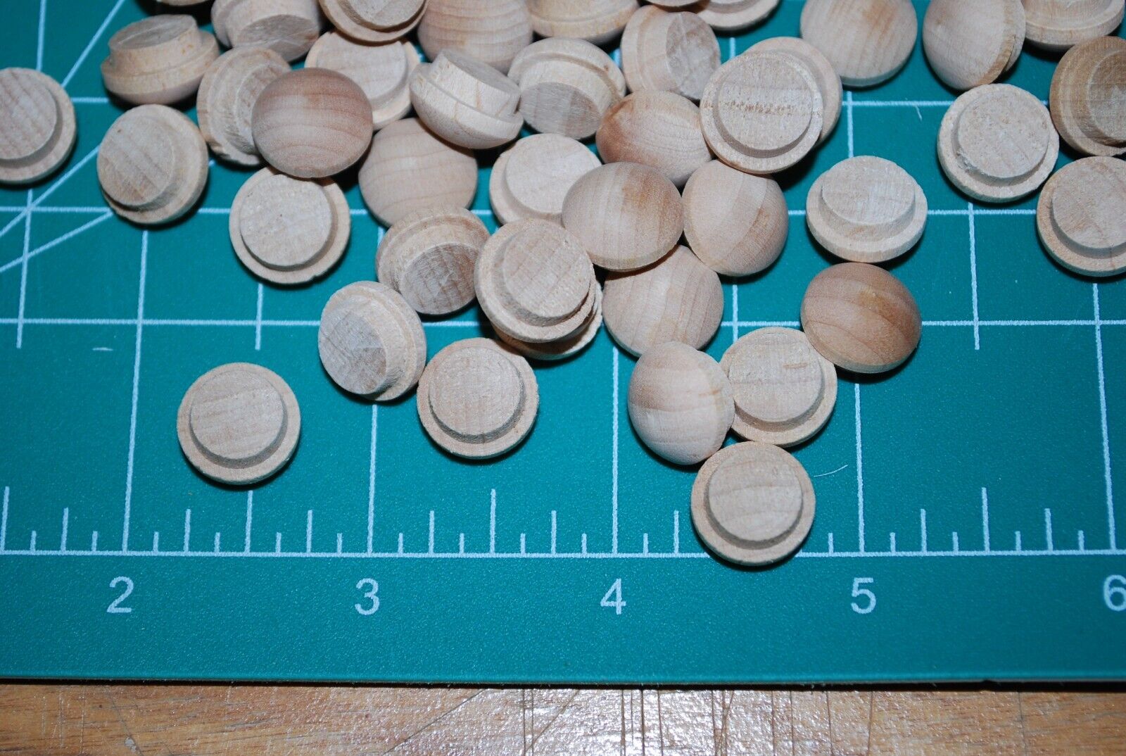 3/8" Mushroom Top Birch Wood Plugs 100pc Packs - PL11