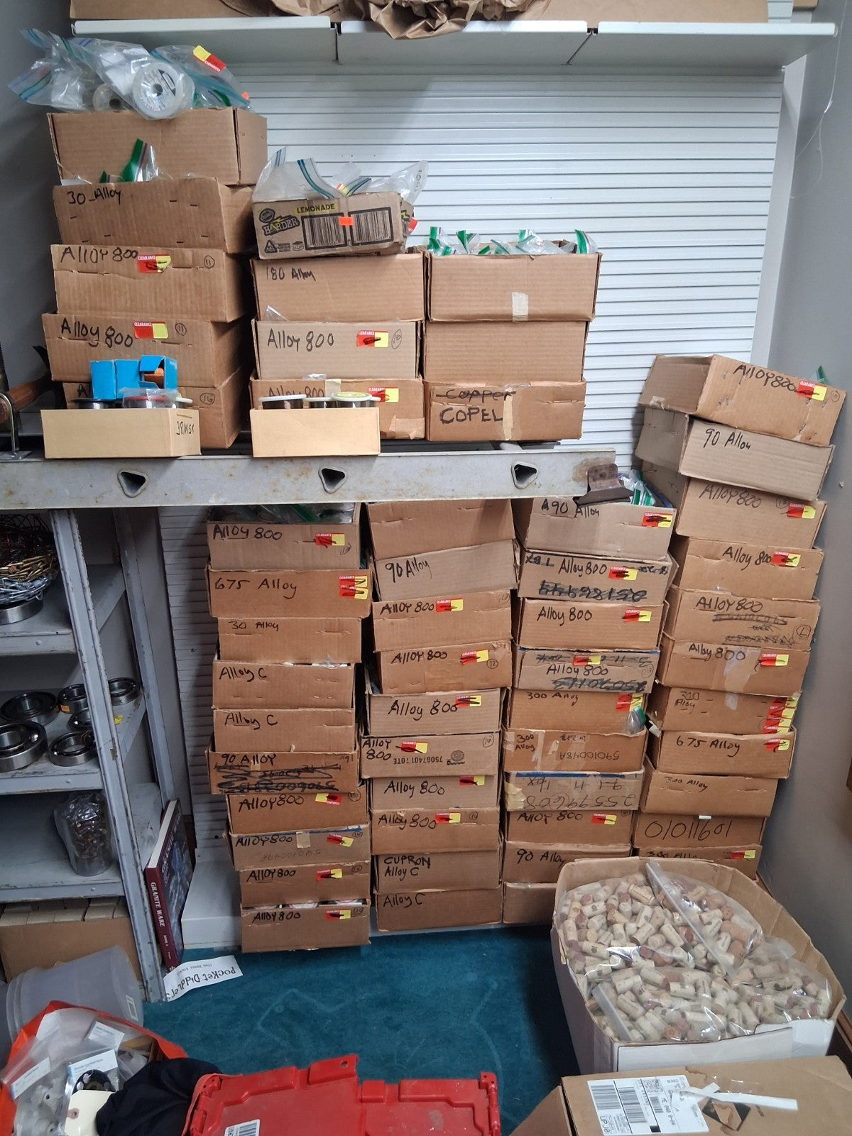 Huge lot of fine electronics Resistance Wire - over 600 rolls, various Alloys